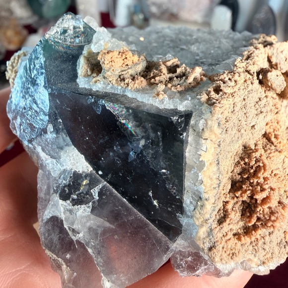 Natural Fluorite & Quartz Nigeria | Raw Crystal Specimen | Clarity • Focus • - Picture 6 of 8